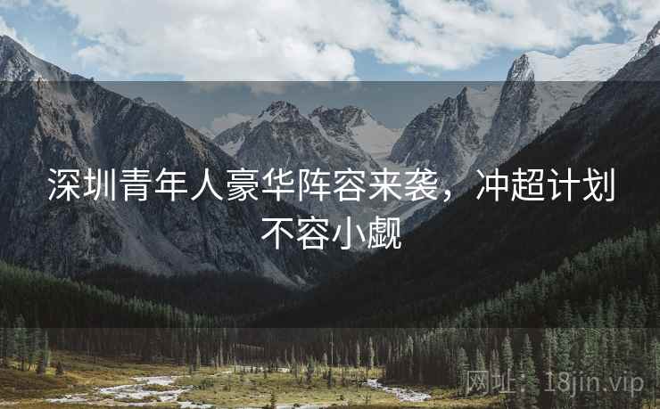 深圳青年人豪华阵容来袭,冲超计划不容小觑 深圳青年人豪华阵容来袭,冲超计划不容小觑